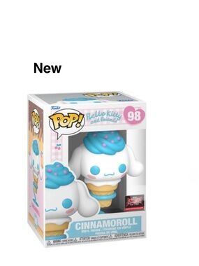 New Funko Cinnamoroll Vinyl Figure - Light Blue & Yellow Ice Cream Cone⭐️⭐️⭐️⭐️
